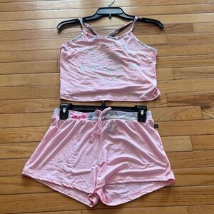 Pink Women's Sleepwear Set Size S